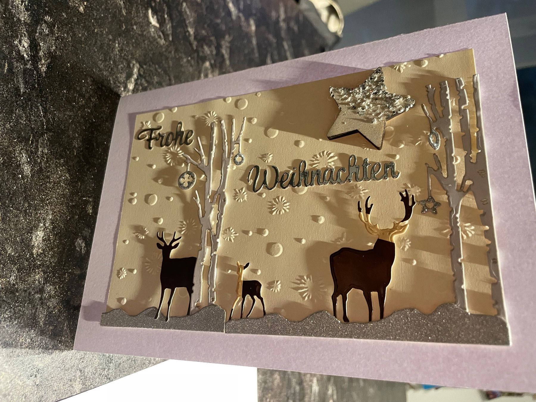 Cartoline: Weihnachtskarte Handarbeit – Nuovo (secondo la descrizione) da Glis venduto da Pan-o6 1