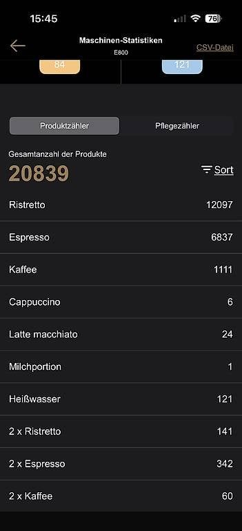 Kaffeemaschinen & Espressomaschinen: Kaffeemaschine Jura E 800 – Gebraucht aus Ammerswil AG von Afus 4