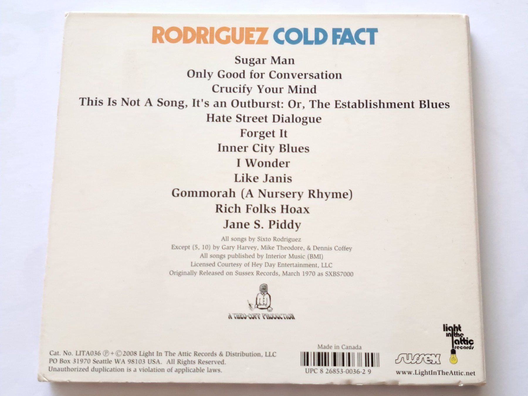 CD: CD Rodriguez - Cold Fact – Usato da Pully venduto da bro_n52j 1