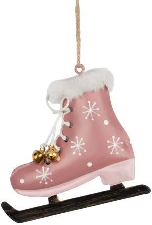 Tutte le decorazioni: Baumschmuck Schlittschuhe mit 2 Glöckchen Metall – Nuovo e nell'imballaggio originale da Basel venduto da Seifehuesli 2