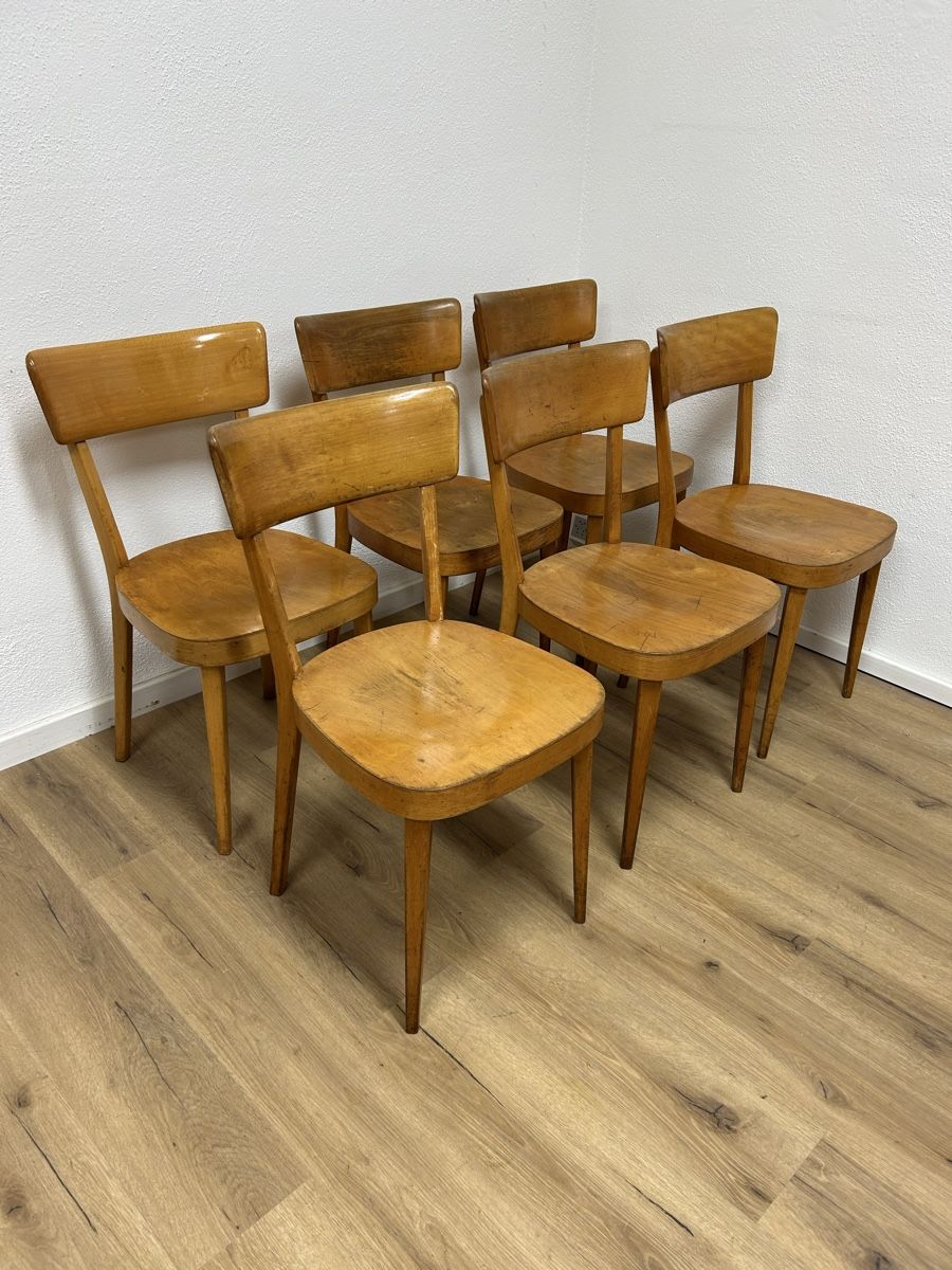 Girsberger Sedie: 6er Set Girsberger Beizenstühle – Usato da Basel venduto da MoebelSackmann