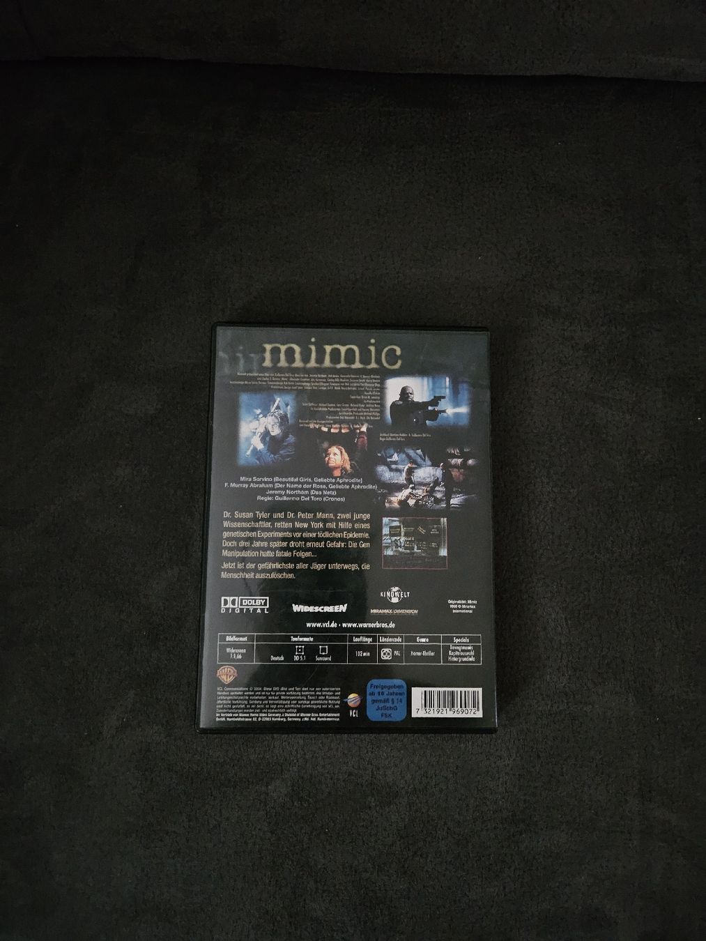 Tutti i DVDs: Mimic DVD – Usato da Itingen venduto da punkyclown84 1