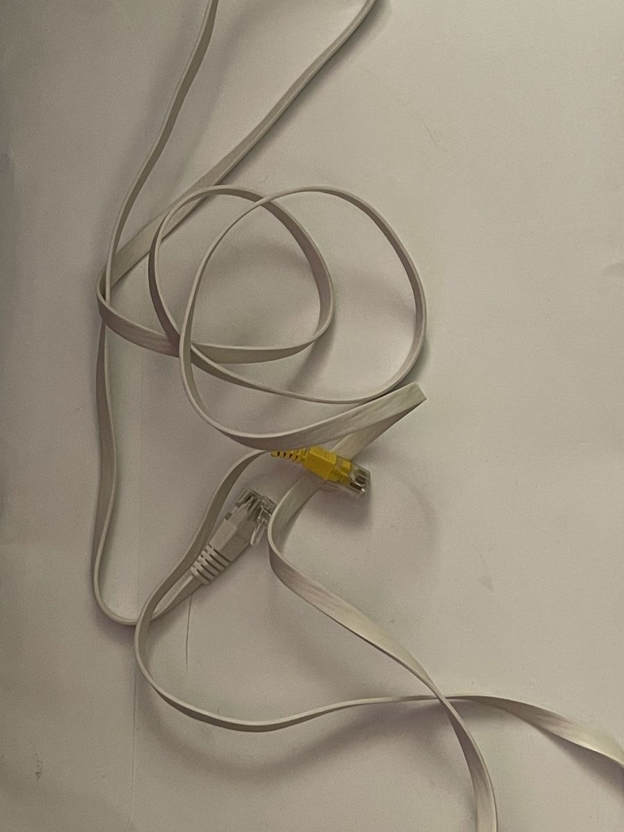 Cavi: Ethernet LAN Kabel flach – Usato da Zürich venduto da Pitschi17