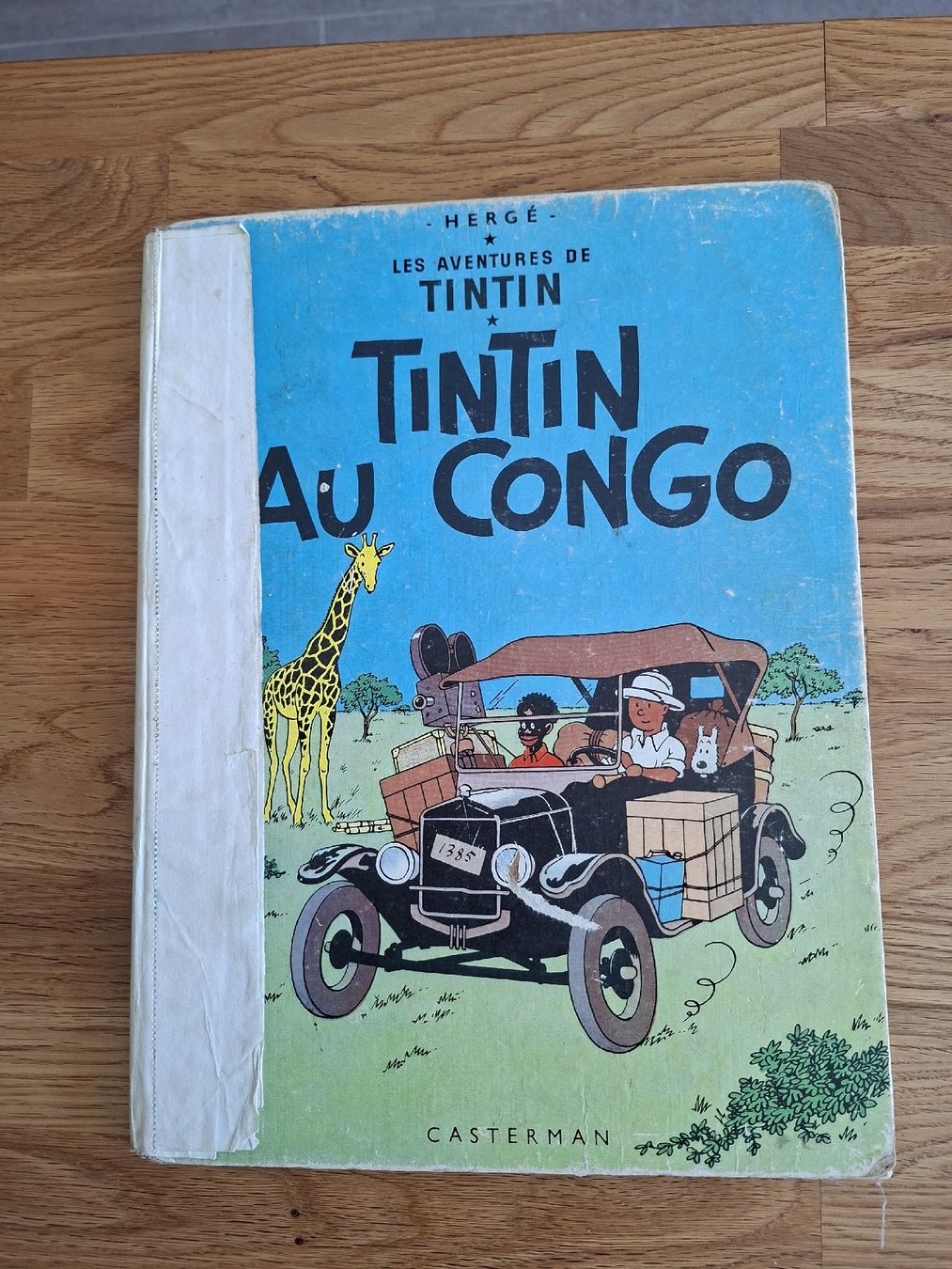 BD: BD Tintin au Congo  – Défectueux à Farvagny-le-Petit par Veromai