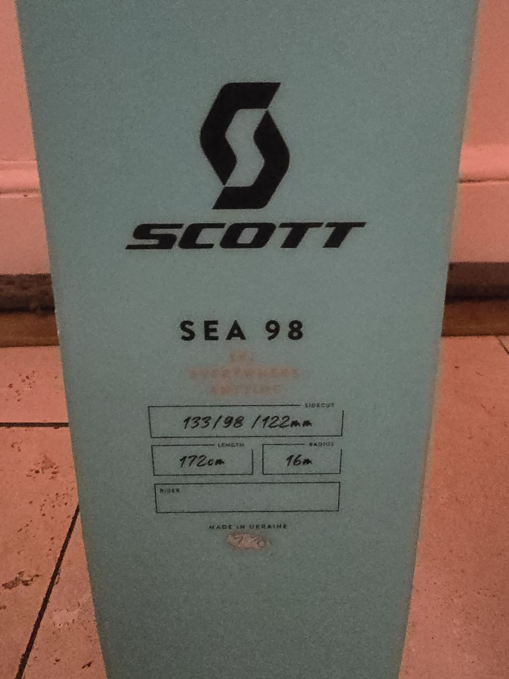 Sci: Ski SCOTT SEA 98 – Nuovo (secondo la descrizione) da Cartigny venduto da campingping 1
