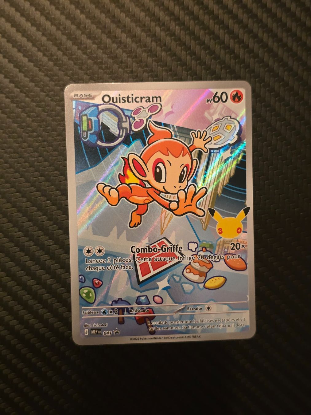 Pokémon Sammelbilder & Trading cards: Pokémon - Ouisticram - MEP 041 - FR 🇫🇷 – Neu (gemäss Beschreibung) aus Mont-sur-Rolle von DaniDanDani