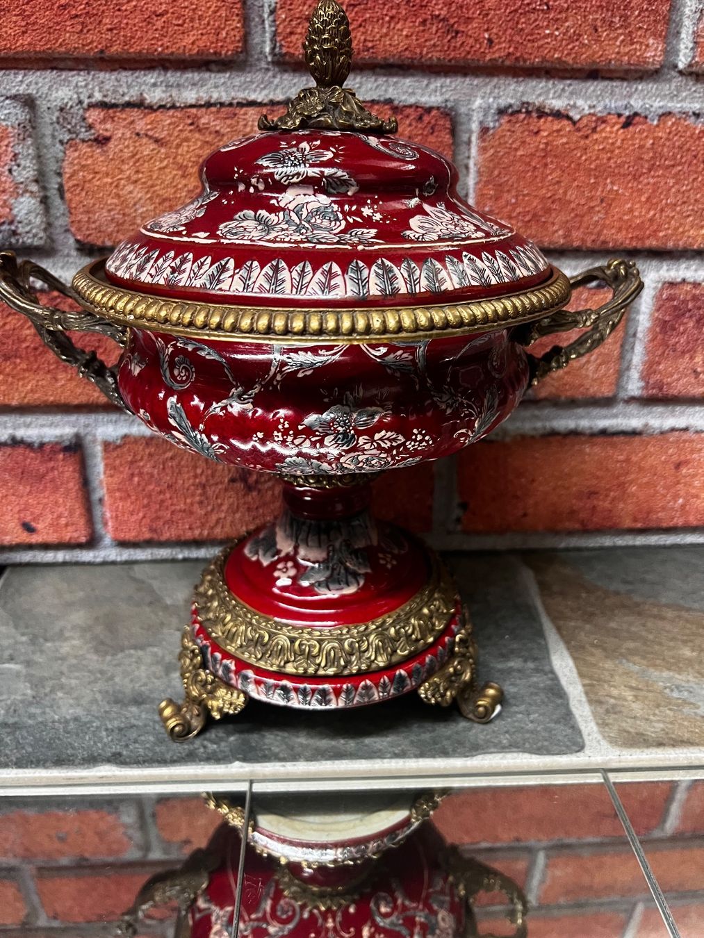 Sculture & Statue: Prunkvolle hoch Deckelvase Top – Usato da Oberengstringen venduto da Cici7 1