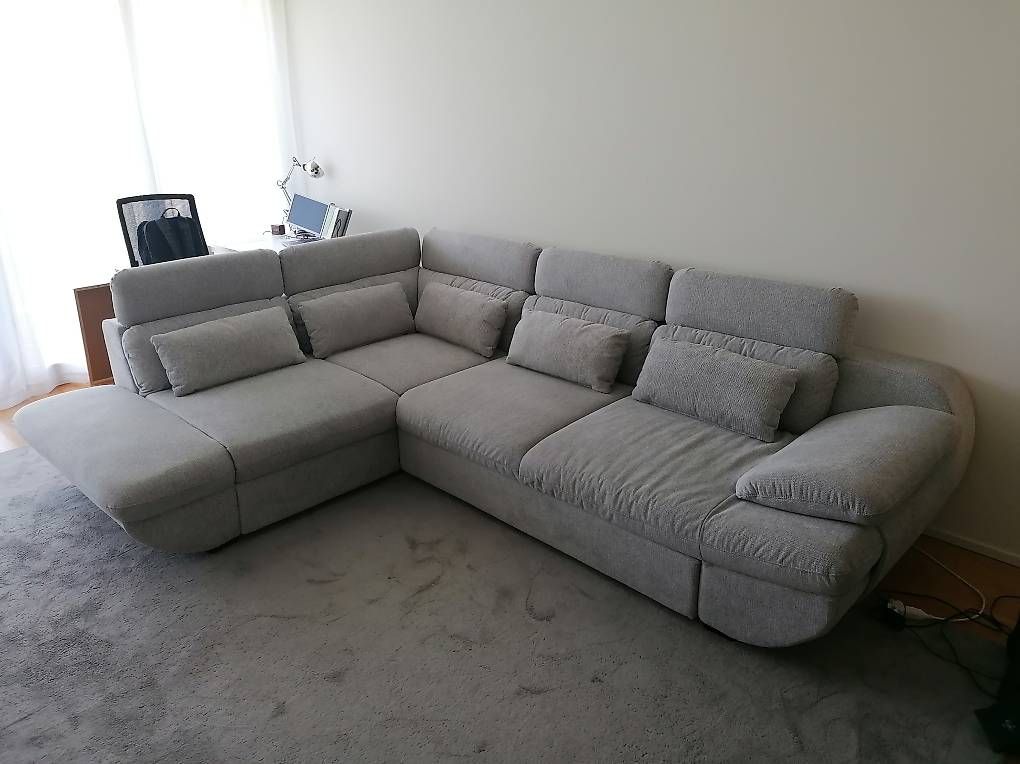 Divani: Graue Ecksofabet wie neu Comforama – Usato da Zürich venduto da thesuccessnow 4