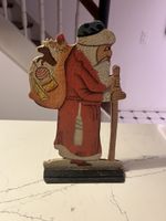 Alter Holz Weihnachtsmann Erzgebirge