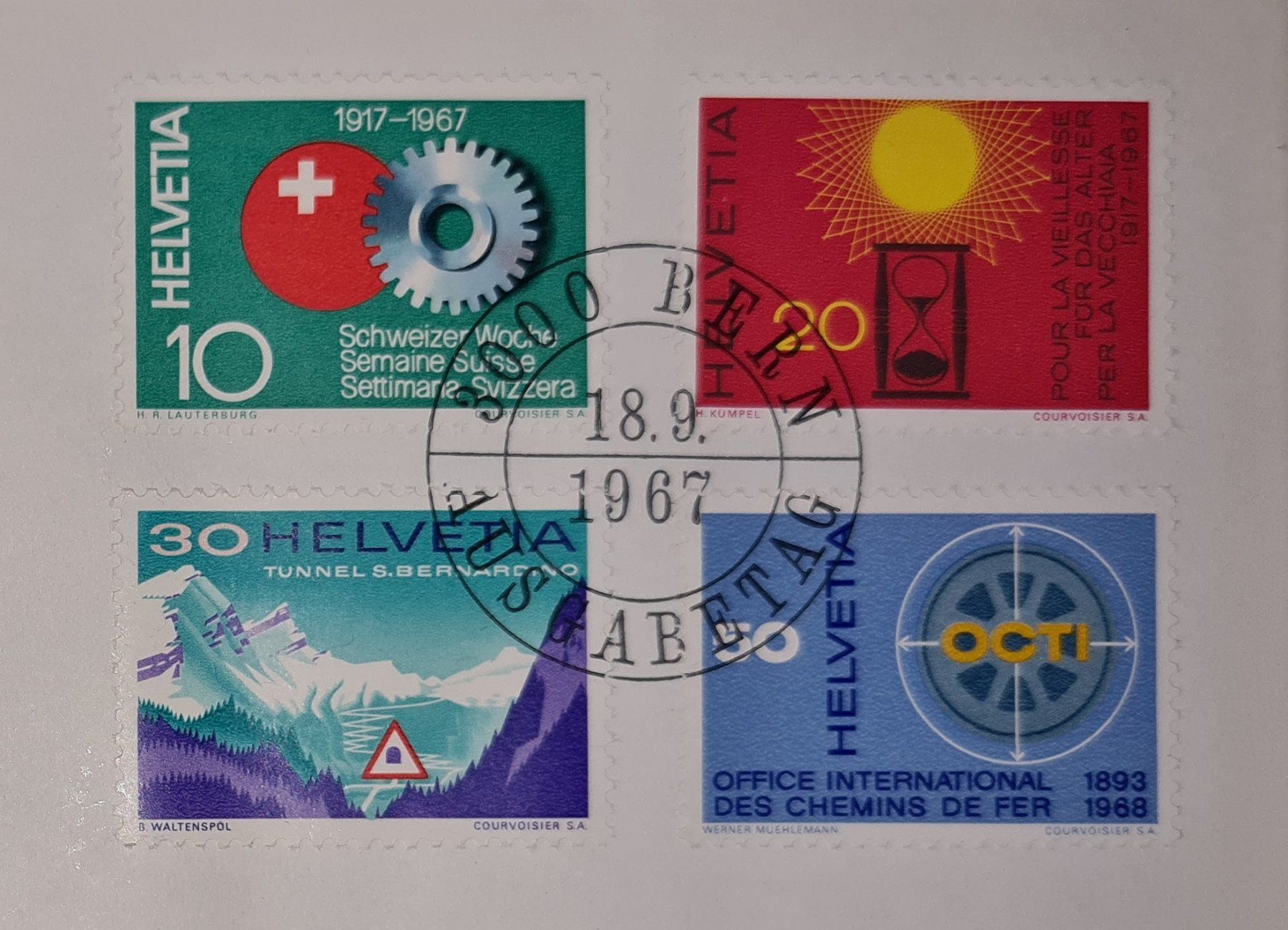 Alle Briefmarken: Werbepostmarken – Gebraucht aus Lyss von rochen54 1