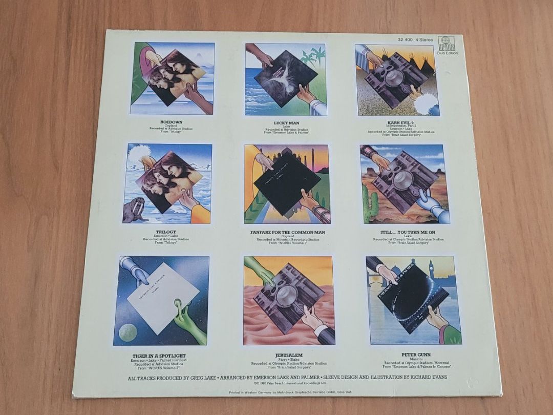 Dischi in vinile: LP Emerson Lake & Palmer – Usato da Martigny venduto da MZ-67 1