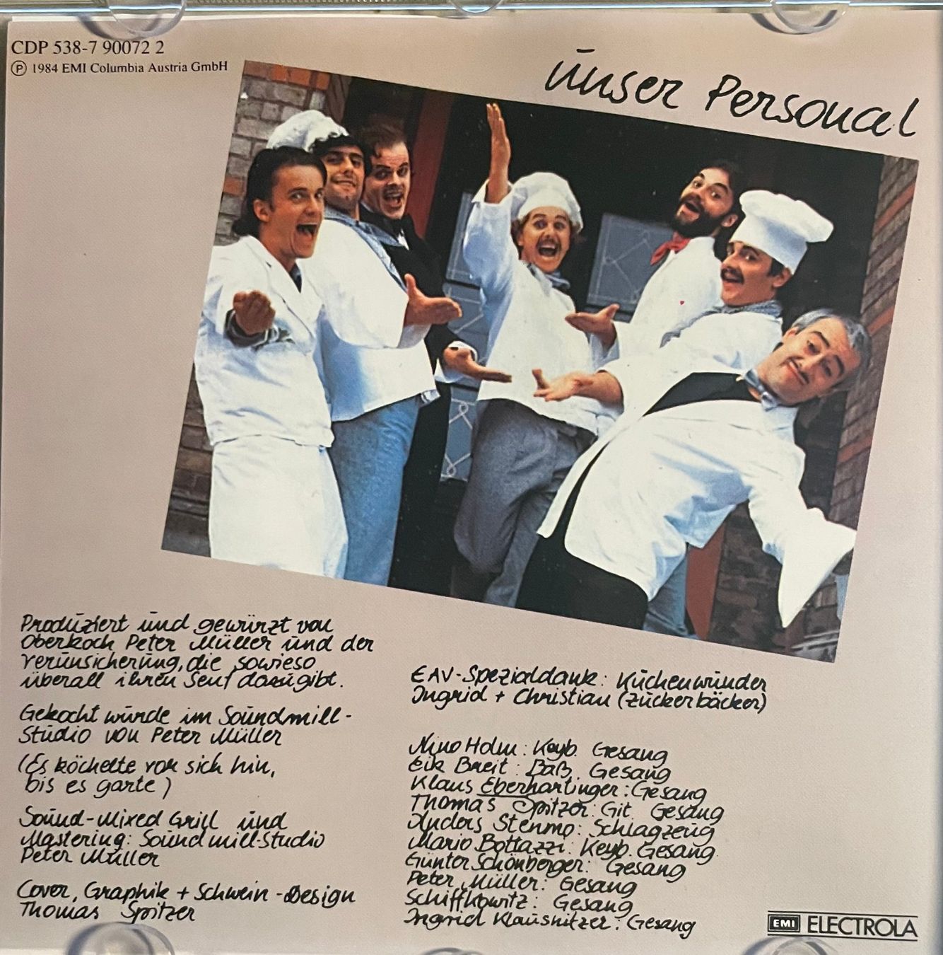 CD: Erste Allgemeine Verunsicherung - A la Carte (EAV) – Usato da Brunnen venduto da Barfly5 2
