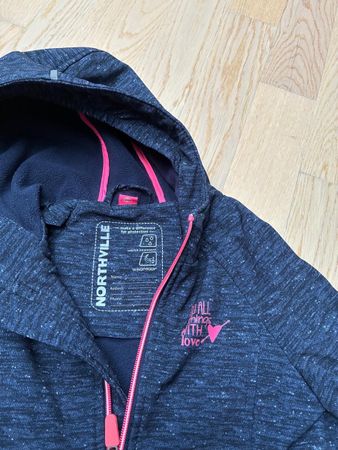 Northville Softshelljacke dunkelblau mit Kapuze