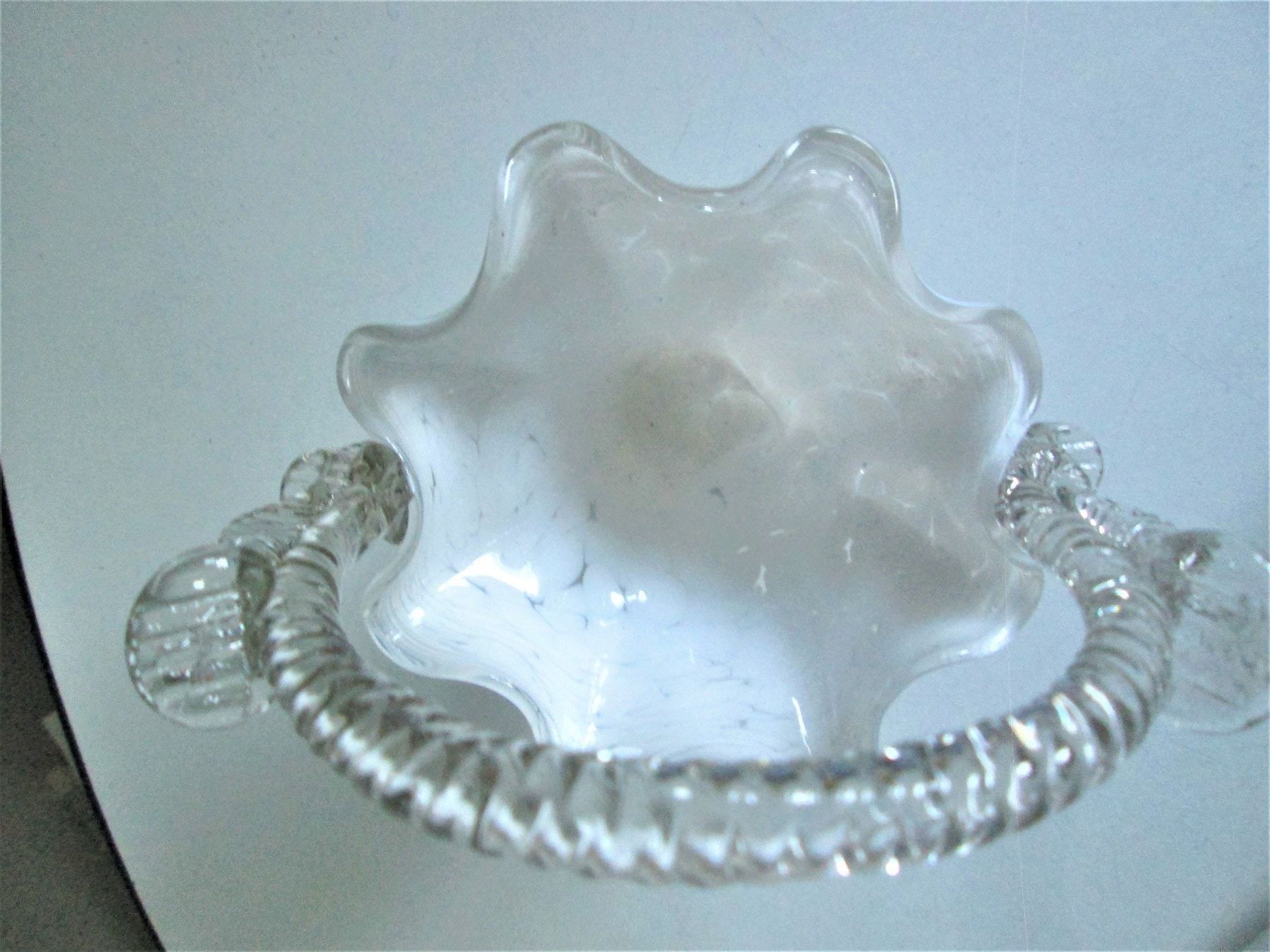 Tutte le decorazioni: Korb aus Glas – Usato da Sementina venduto da babucia 3