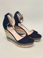 Damen Sommerschuhe mit Keilabsatz Gr. 39