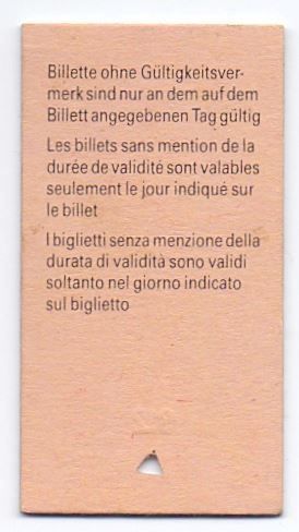 Biglietti: Billette Landquart - Zürich – Usato da Langenthal venduto da Sammlungs_aus 1