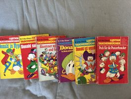 6 alte Lustige Taschenbücher LTB Nr. 12, 14, 15, 16, 18, 19 