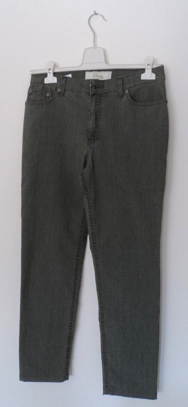 Jeans: Damenjeans, Farbe: Grün/Grau, Gr. 42 – Nuovo (secondo la descrizione) da Basel venduto da maripas17