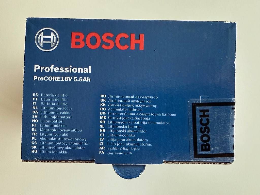 Bosch Caricatori & Batterie: Bosch Professional ProCORE  18V 5.5Ah – Nuovo e nell'imballaggio originale da St-Gingolph venduto da GoldenKeys 1