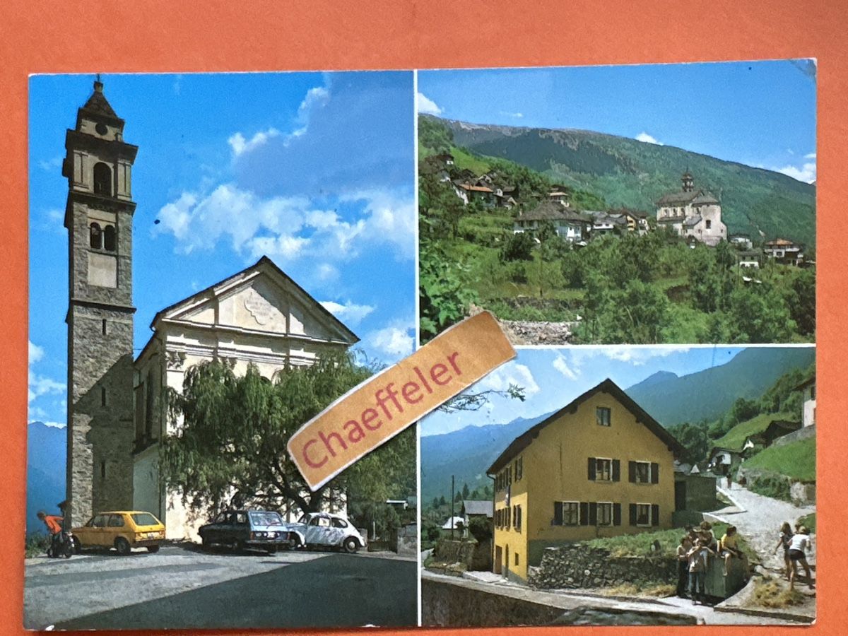 Ansichtskarten: 1980 Leontica Val Blenio – Gebraucht aus Zürich von Chaeffeler