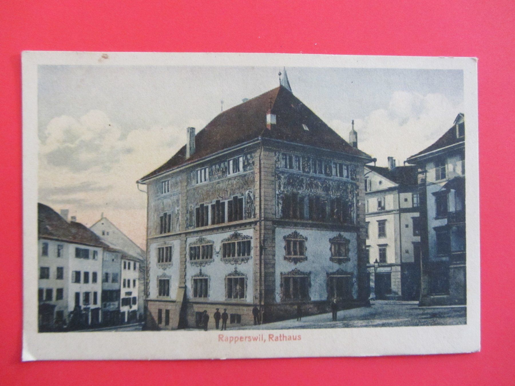 Cartoline postali: Alte Ansichtskarte, Rathaus Rapperswil – Nuovo (secondo la descrizione) da Malters venduto da Hausi88