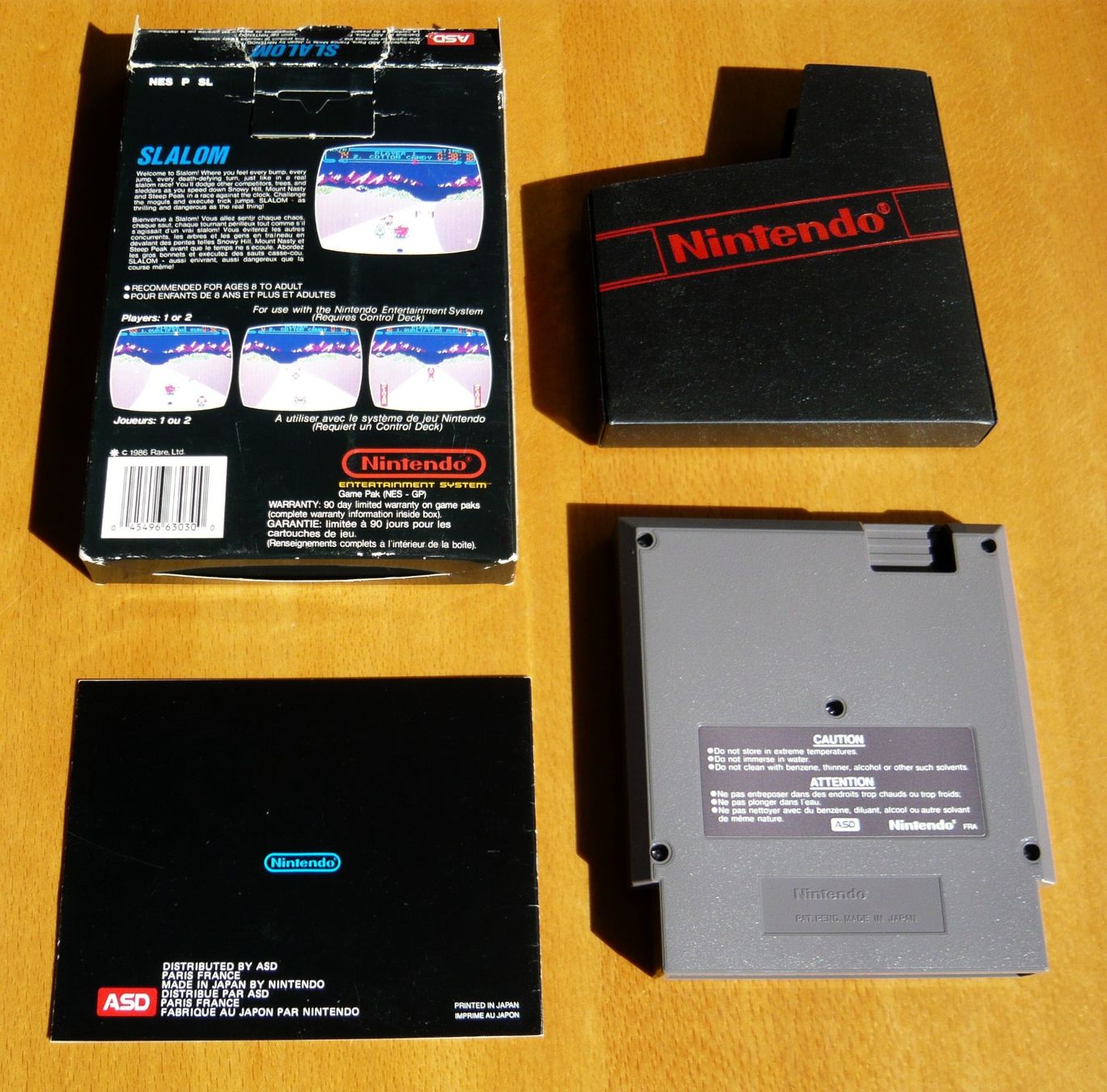 Nintendo Spiele: NES : Slalom, CIB, Bon état – Gebraucht aus Onex von Jaguar1986 1