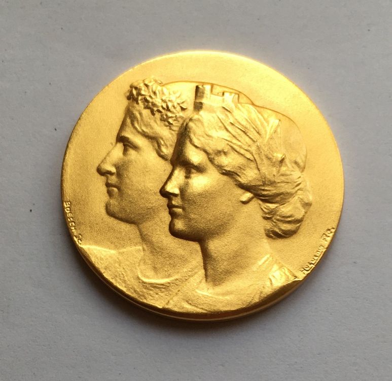 Schützenmedaille in Gold Stadt Zürich unz *RAR* (Neu (gemäss ...