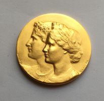 Schützenmedaille in Gold Stadt Zürich unz *RAR*