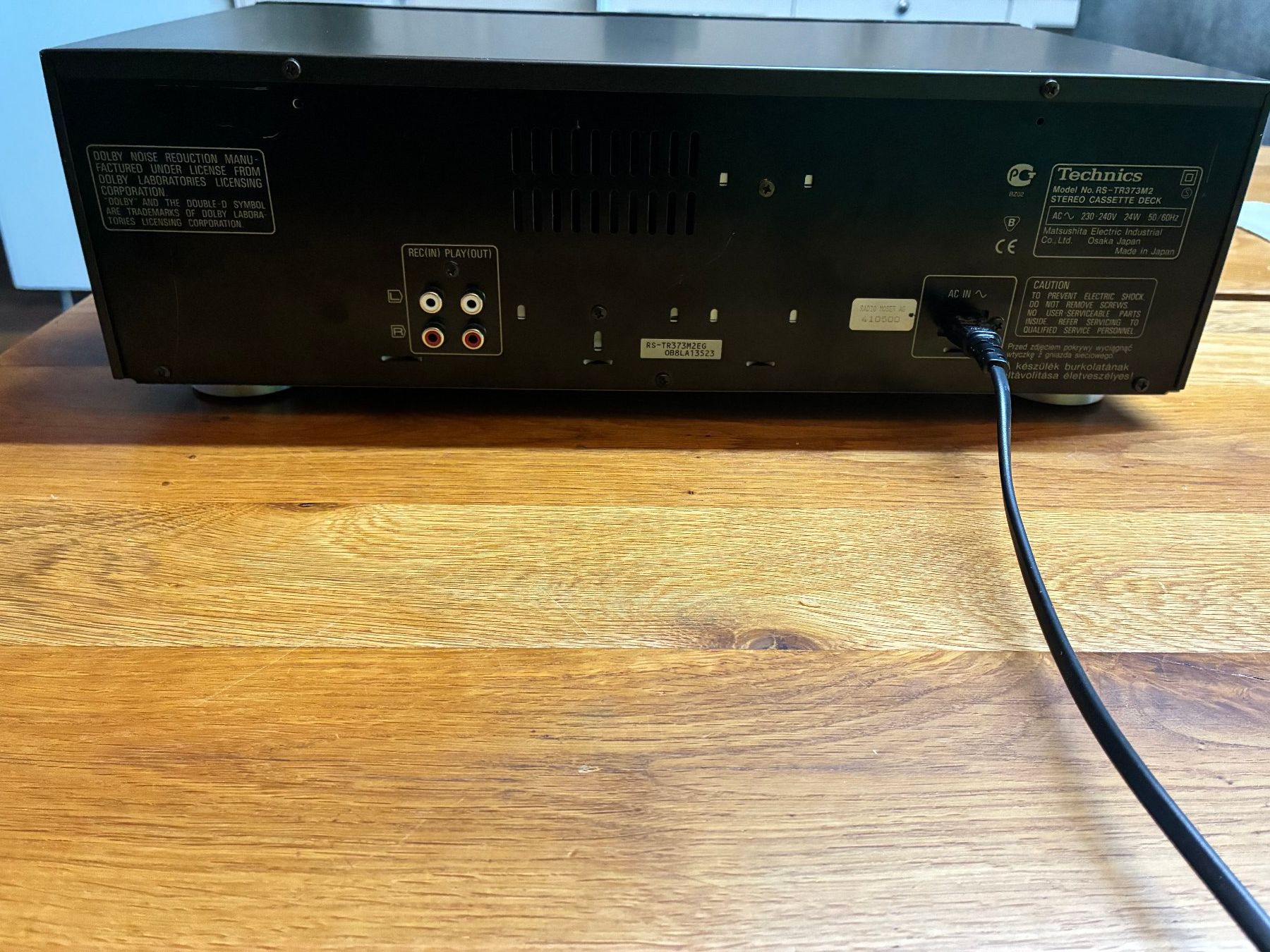 Musicassette: Technics RS -TR 373 MK2 – Usato da Siebnen venduto da Amigo7 3