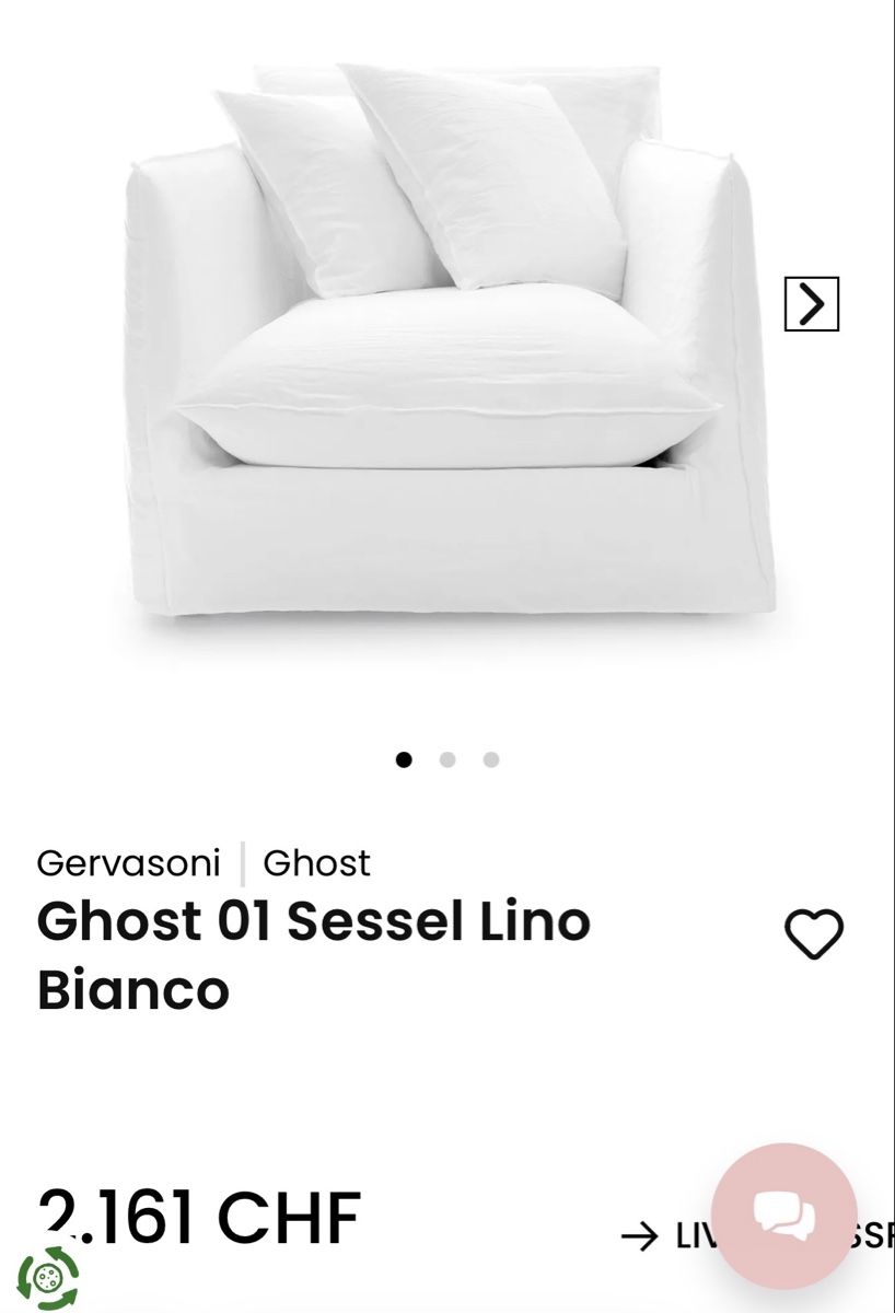 Gervasoni Fauteuils: GERVASONI GHOST SESSEL – Neuf (Voir description) à Erlenbach ZH par Xe01 3