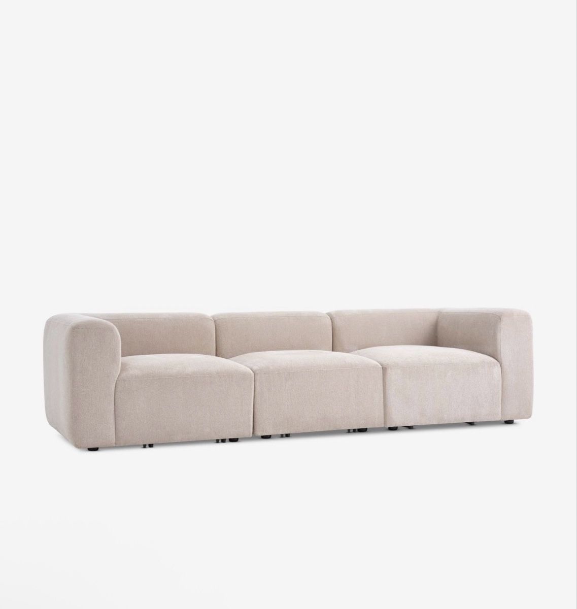 Jysk Divani: 2 x 3er Modular Sofa SKEJBY mit Hocker – Nuovo (secondo la descrizione) da Mühlau venduto da kvn_8cmk 2