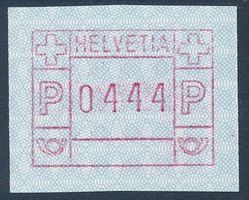 ATM 7AIII d Wertfehldruck hohe Wertstufe 444 Rp. **
