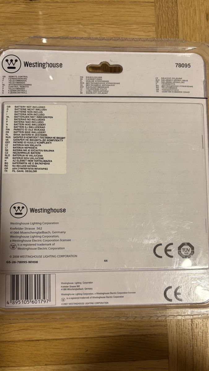 Ventilatori: Neu Deckenventilator mit 2 Fernbedienungen – Nuovo e nell'imballaggio originale da Schönenbuch venduto da hug_f2ny 5