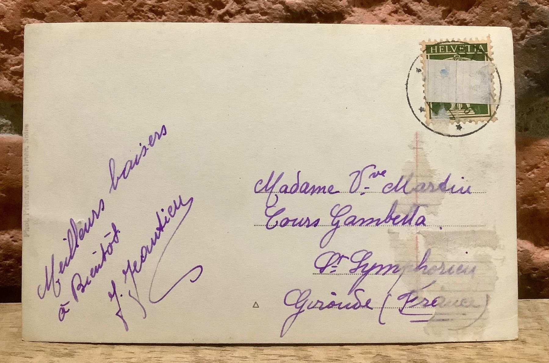 Cartoline postali: SPIEZ am Thunersee - Berner Oberland – Usato da Root venduto da ENGLAND-TREASURES 2