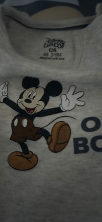 Body langarm Mickey Mouse 68 3-6M neuwertig