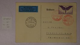 CH - Flugpost - Zeppelinflug - ZF18Da2