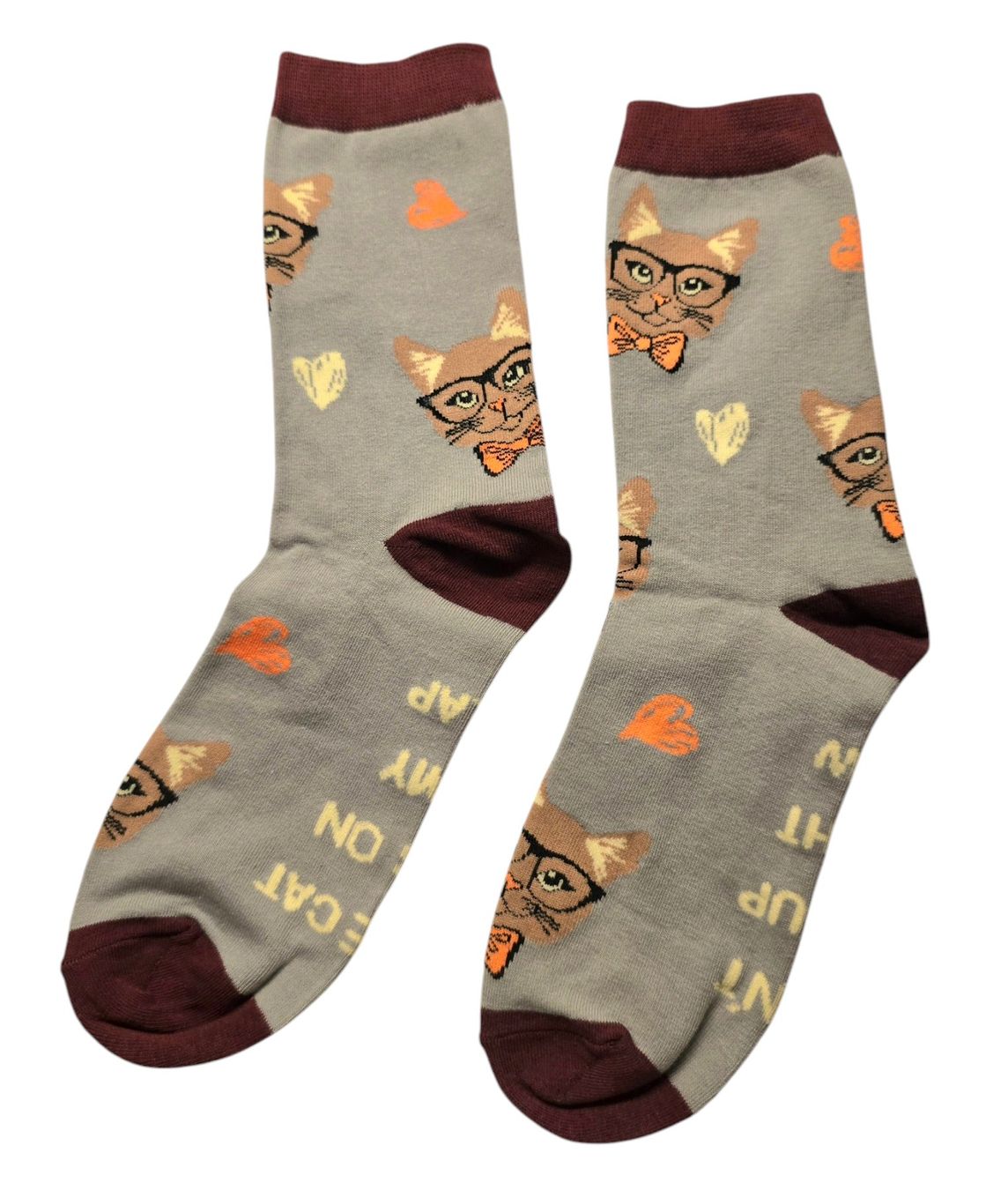 Socken: Socken Katzen / Cats / Herz / Hearts – Neu und originalverpackt aus Zürich von amysmith 1