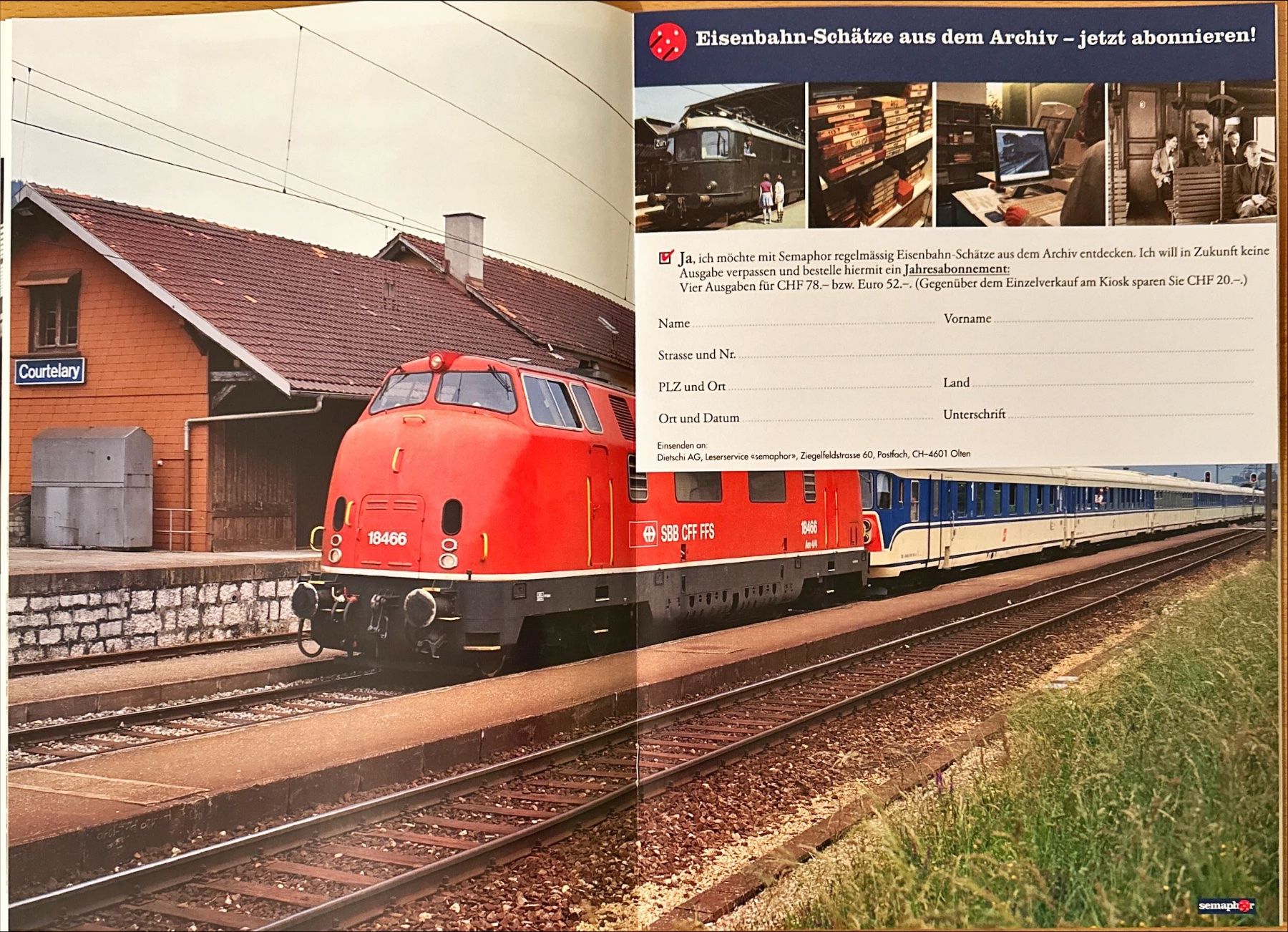 Zeitschriften & Magazine: Semaphor Sommer 2008 – Neu und originalverpackt aus Murgenthal von View 5