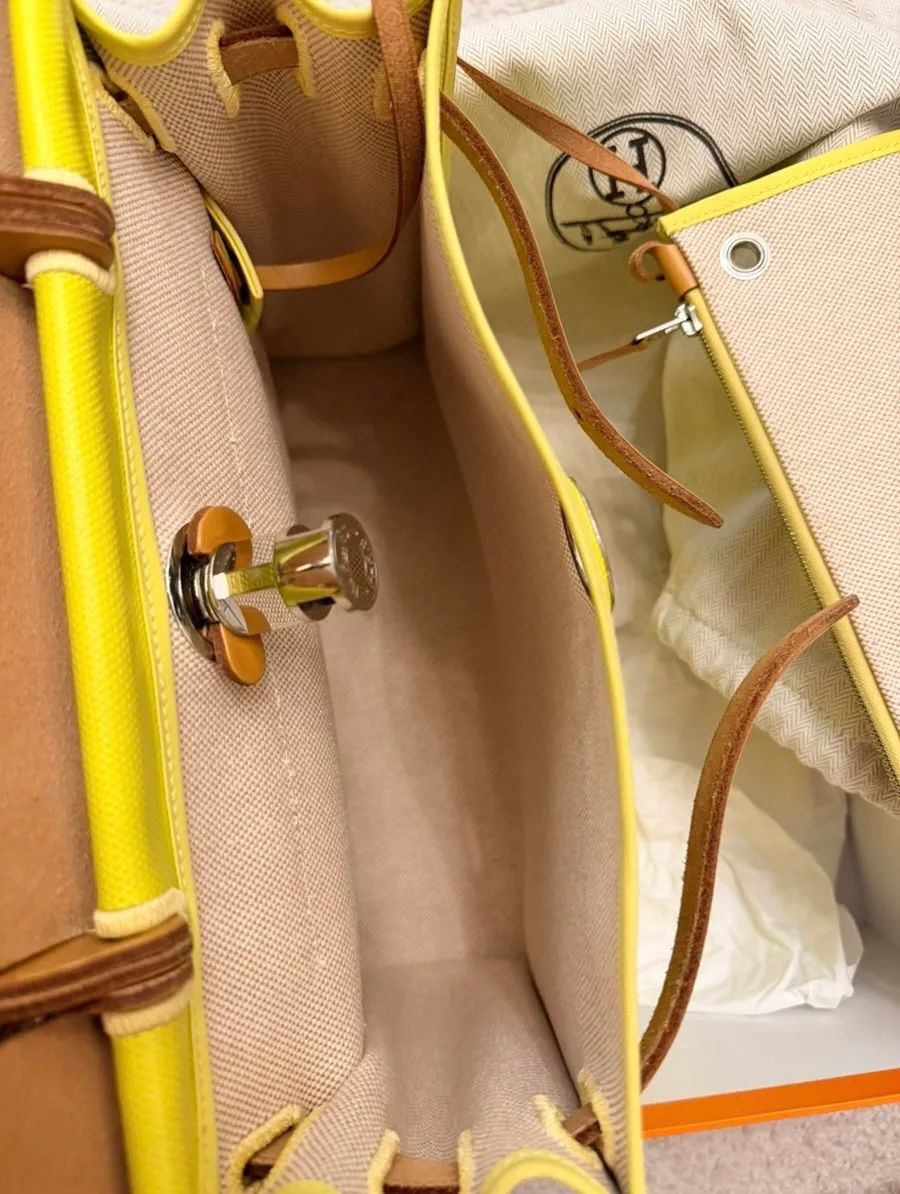 Hermès Taschen für Damen: Hermès "Herbag" Tasche, gelb/braun – Neu (gemäss Beschreibung) aus Triesen von dardaleni 6
