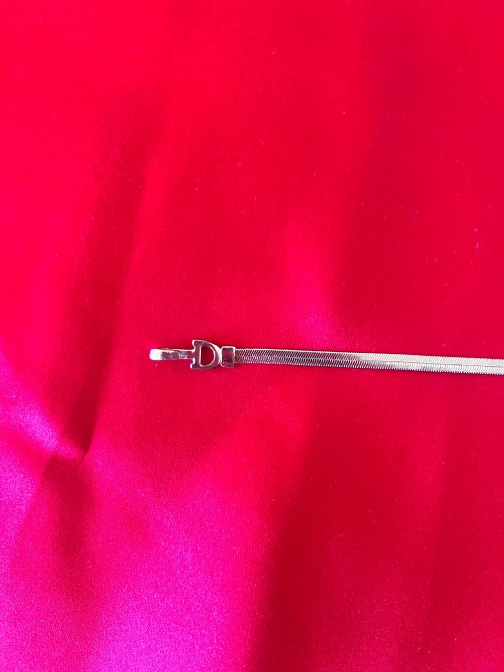 Dior Catenine: Collier Dior, couleur argentée – Usato da Lausanne venduto da Naorobi 6