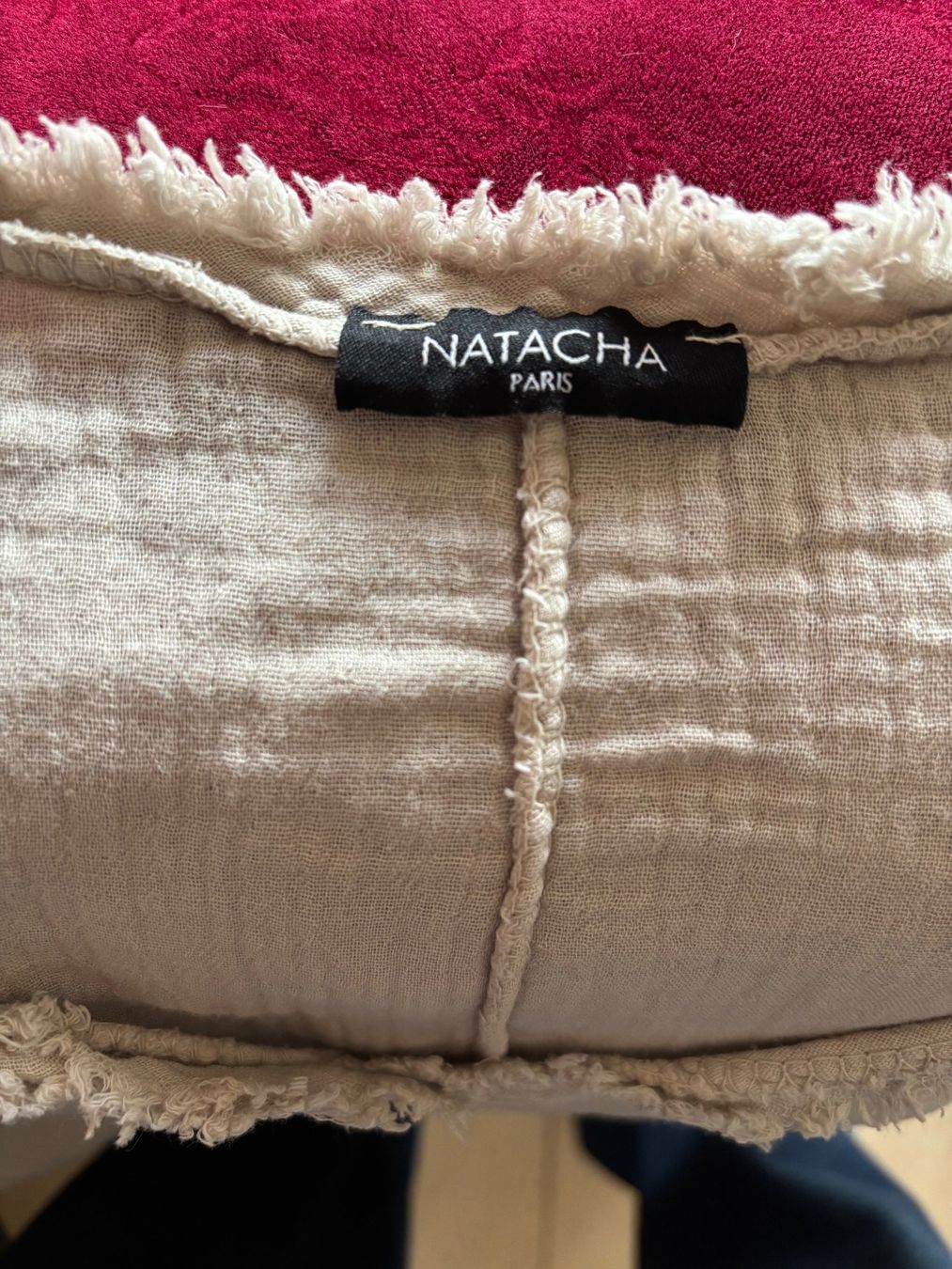 Camicette: Blouse en coton beige – Usato da Grand-Lancy venduto da hip_2rbd 2