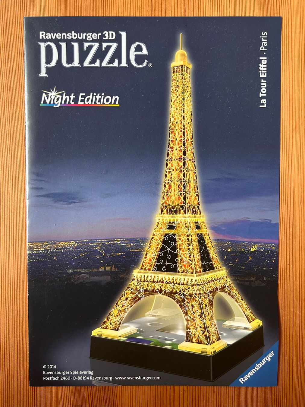 Ravensburger Puzzles: RAVENSBURGER 3D Puzzle Night Edition – Eiffelturm – Neu (gemäss Beschreibung) aus Dättwil AG von fio_d76l 2