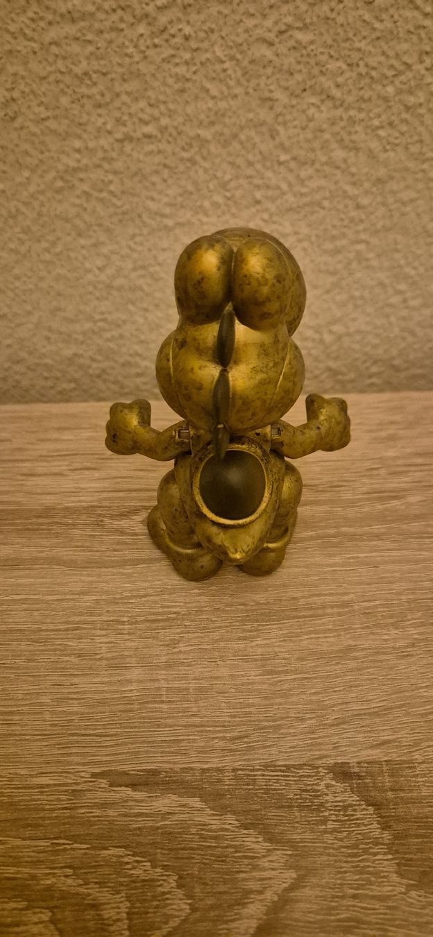 Nintendo Statuette: Figurine Yoshi doré Super Mario - Objet de collection rare – Usato da Genève venduto da Bayoushi 3