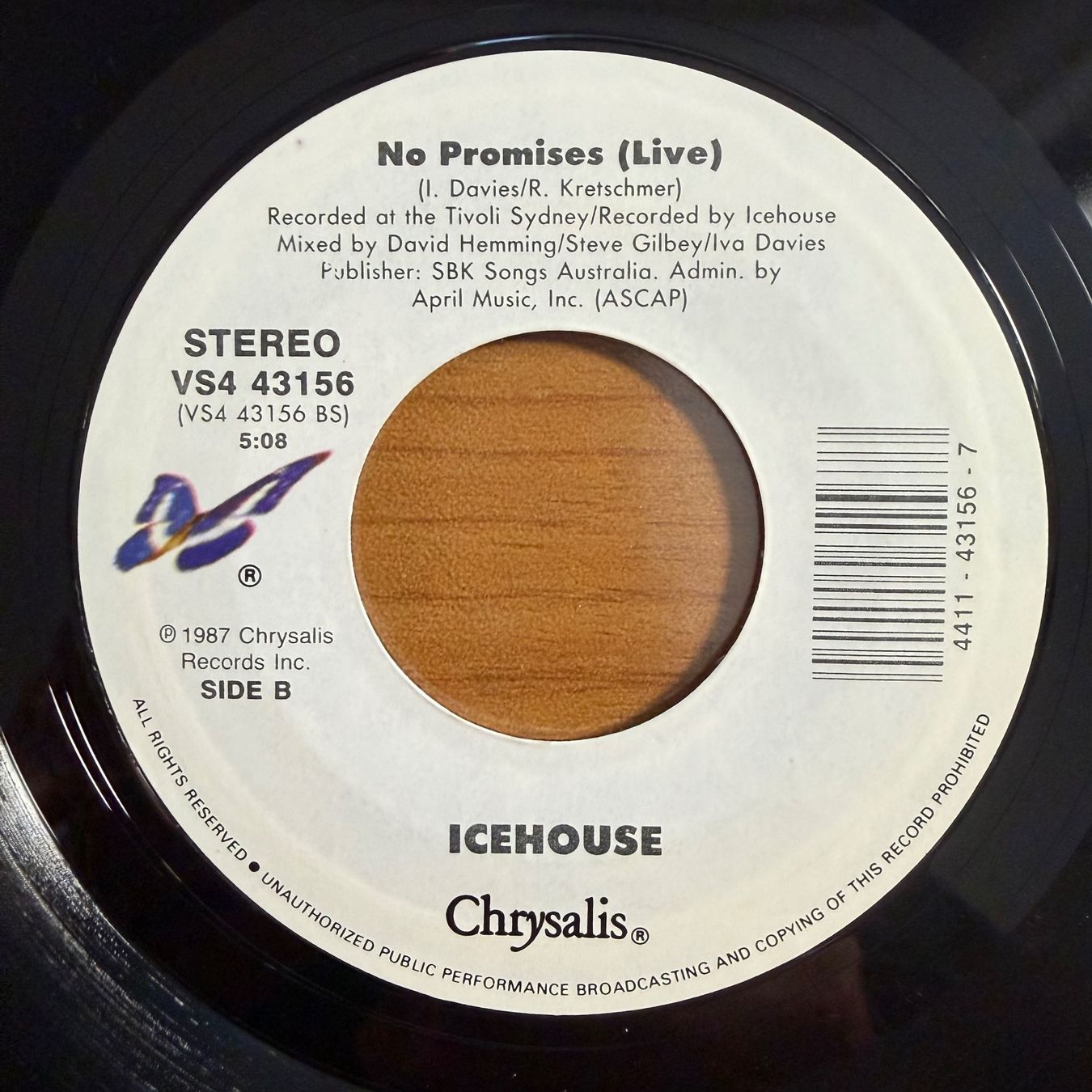 Vinyles: Icehouse - Crazy / 1. US-Press. 1987 – D'occasion à Gais par soundcave57 3