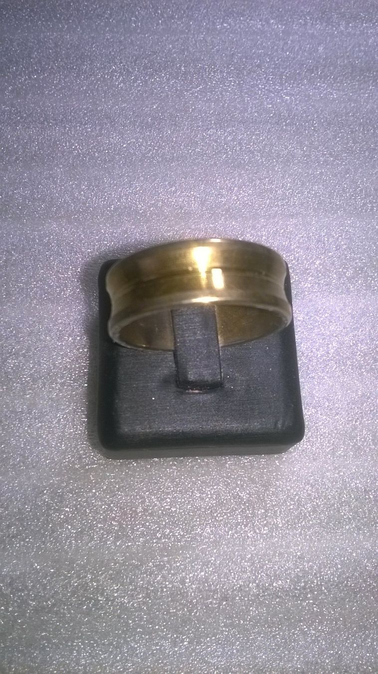 Anelli: ring edelsthal,,,vergoldet und versilber,,,glanzig – Nuovo (secondo la descrizione) da Basel venduto da bijoutrie_4 2
