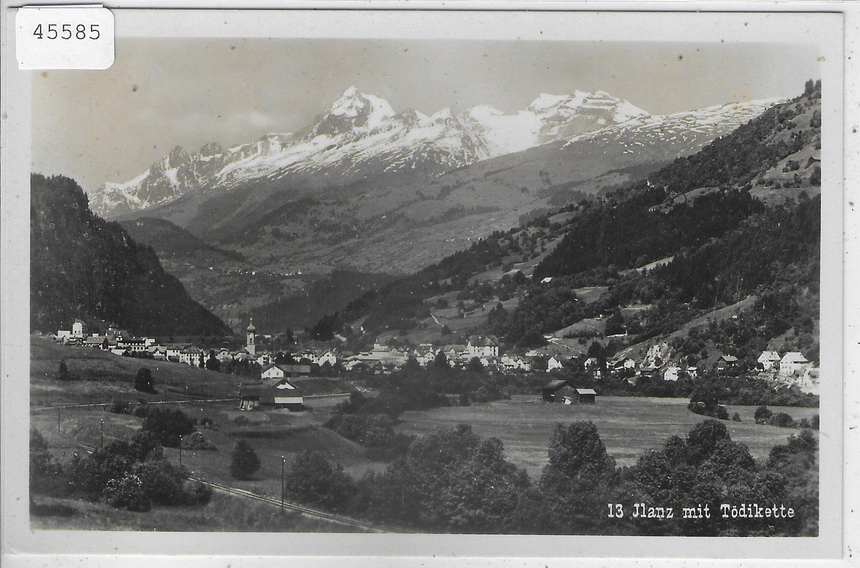 Cartoline postali: Ilanz mit Tödikette – Usato da Ettingen venduto da Kartenplanet