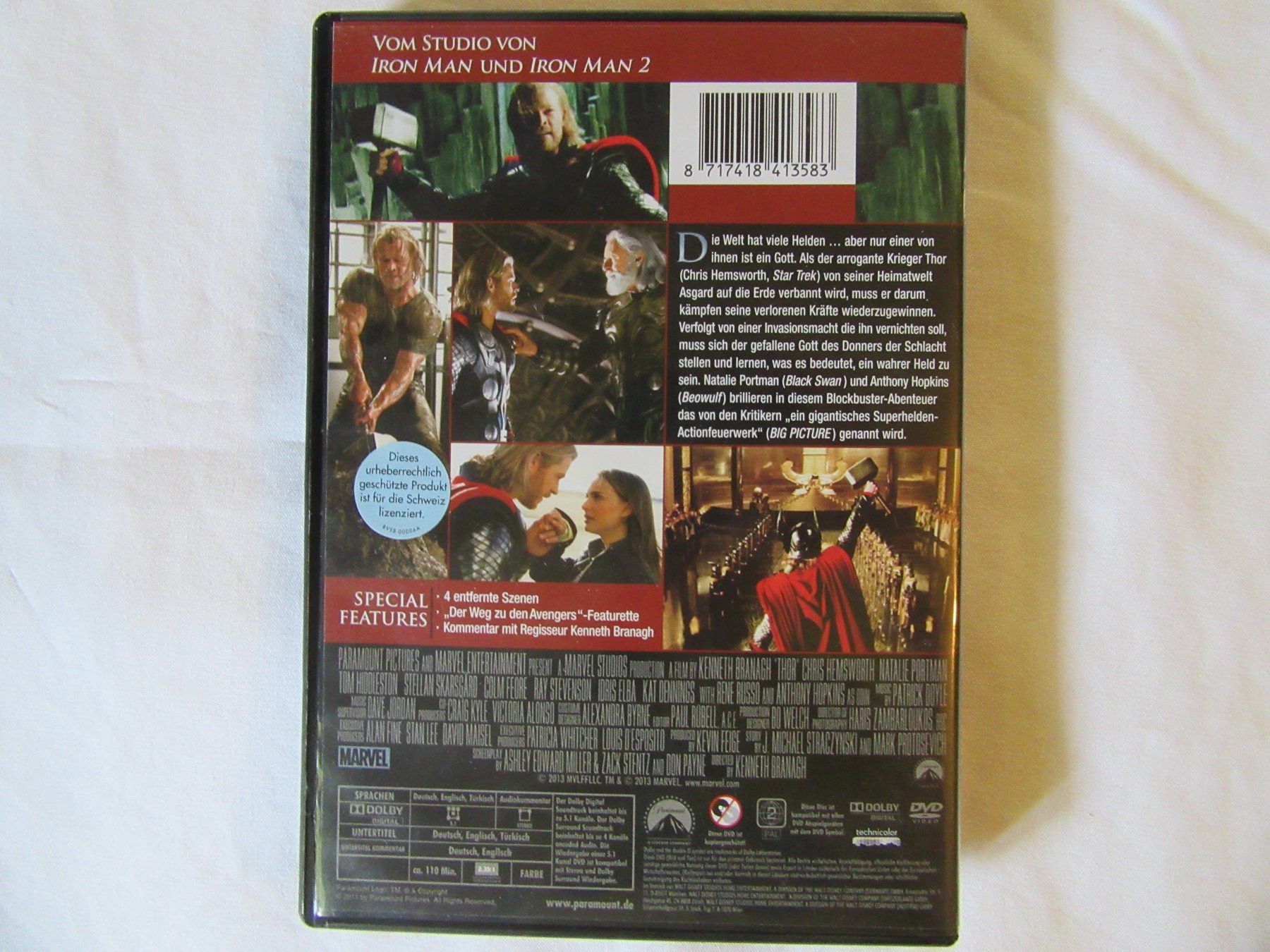 Alle DVDs: Thor - DVD, Versand 2.- – Gebraucht aus Bern von Mariana7 1