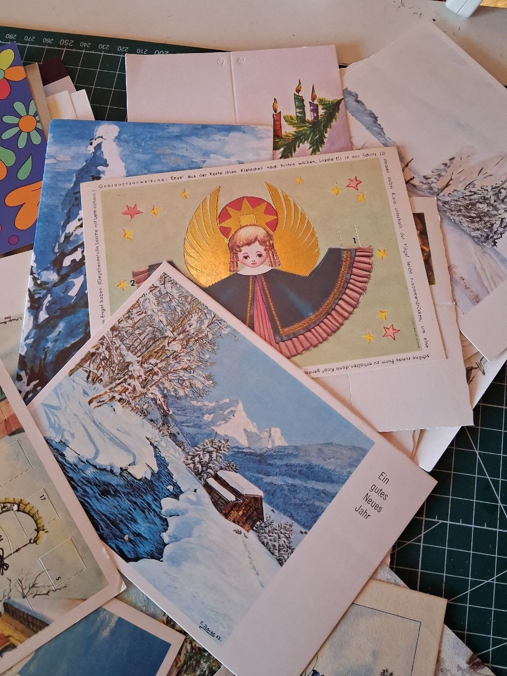 Cartoline: Weihnachtskarten und Bastelbogen diverse Motive Set – Nuovo (secondo la descrizione) da Ruschein venduto da ecf_268w 2