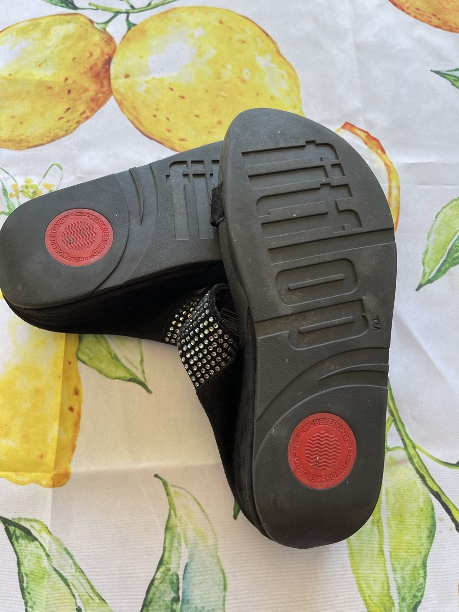 Fitflop Damenschuhe: Fit-Flop schwarz mit Glitzer – Gebraucht aus Oensingen von August1955 4