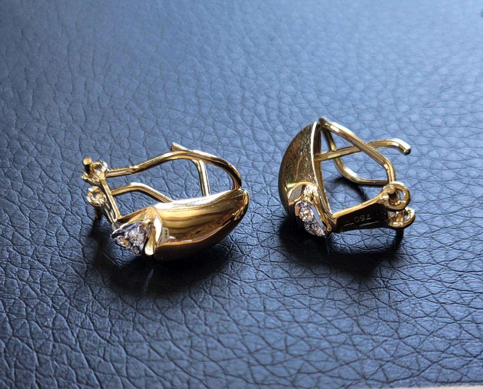 Orecchini pendenti & Orecchini a lobo: 750 Gold Ohrstecker Mit Steine – Usato da Wald ZH venduto da Dasilver 6